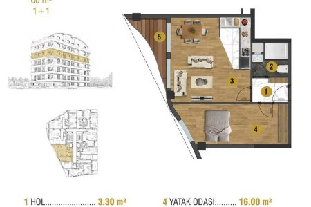 Citynest Wohnung Typ 1