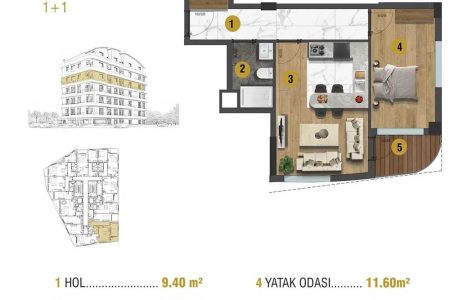 Citynest Wohnung Typ 8